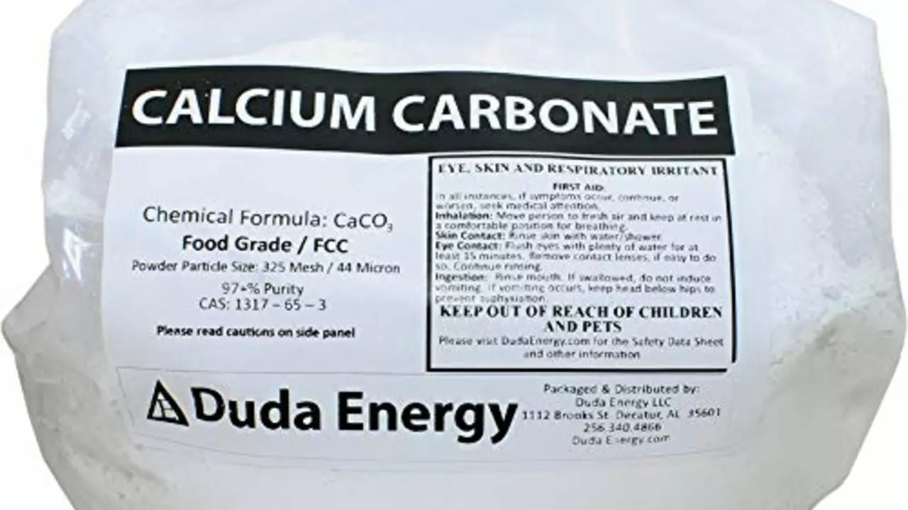 Calcium carbonate: A natural solution for soil stabilization