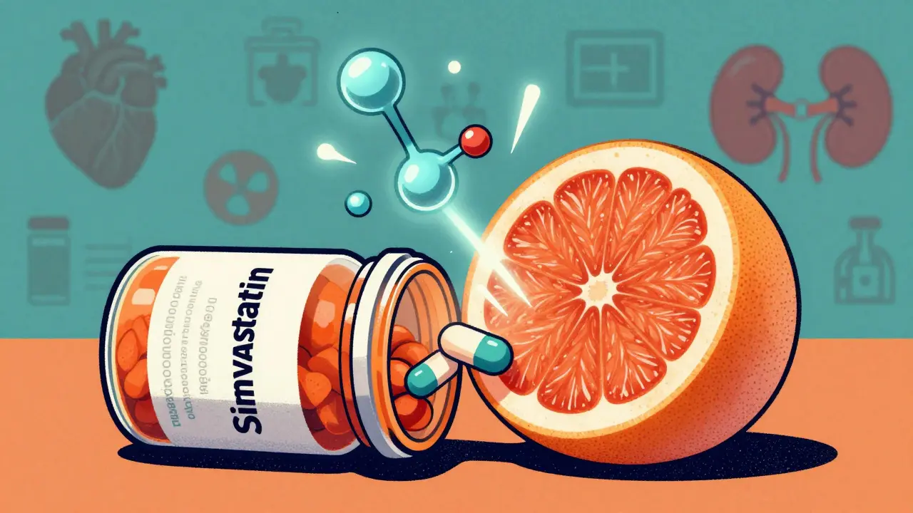 Grapefruit Juice and Simvastatin: What You Need to Know About Myopathy and Toxicity Risk